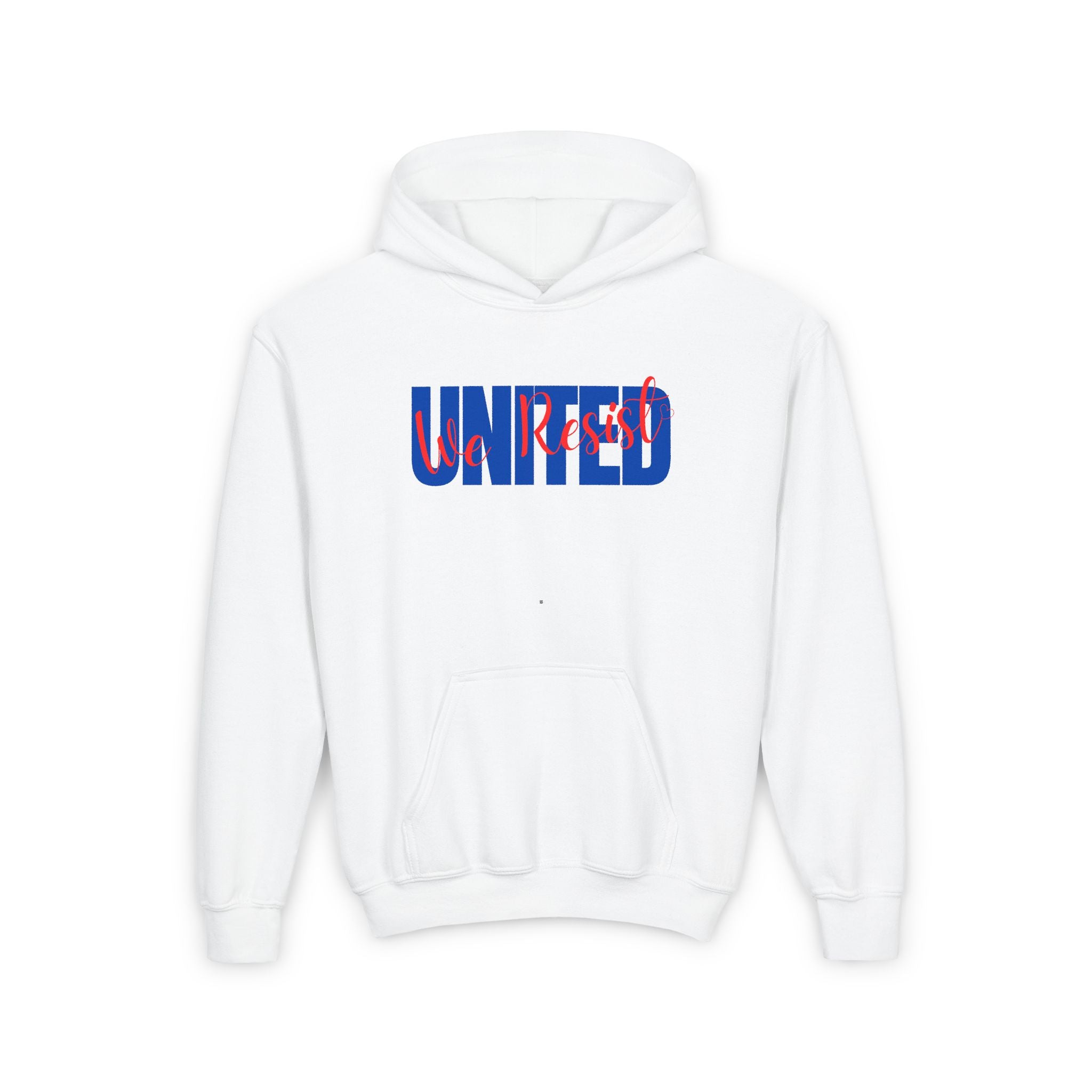 United We Resist | Youth Heavy Blend Hoodie | Sizes Up To XL
