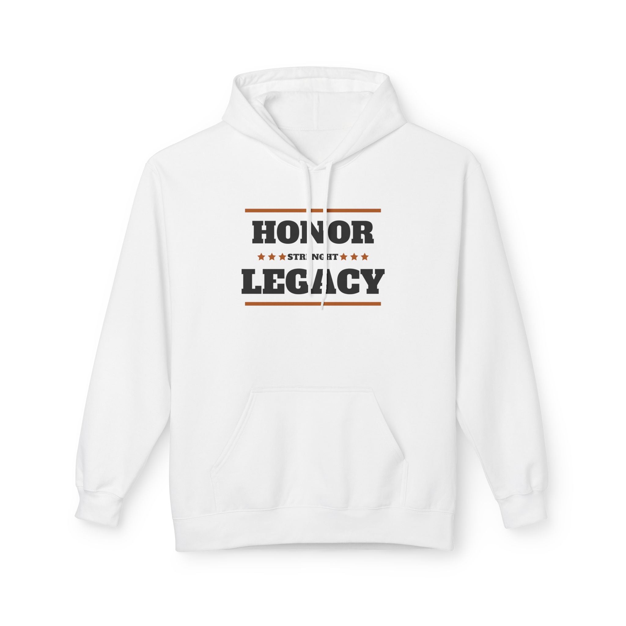 Honor. Strength. Legacy | Men's Softstyle Fleece Hoodie | Sizes Up To 5XL