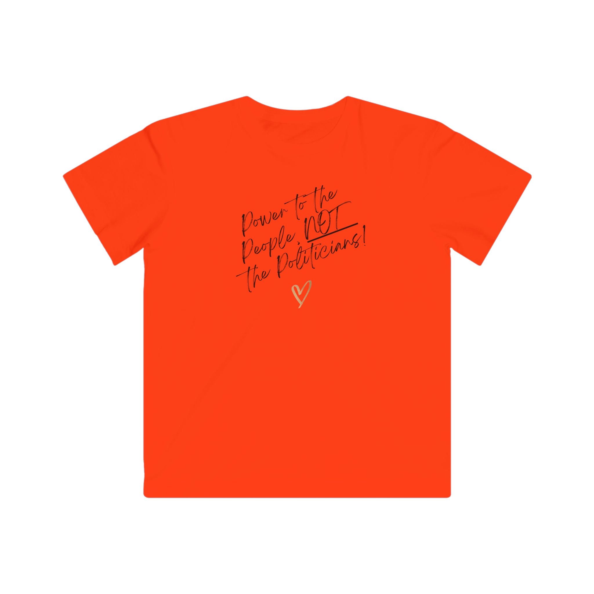 Power to the People | Kids Super Soft 100% Cotton T-Shirt | Sizes XS to XL