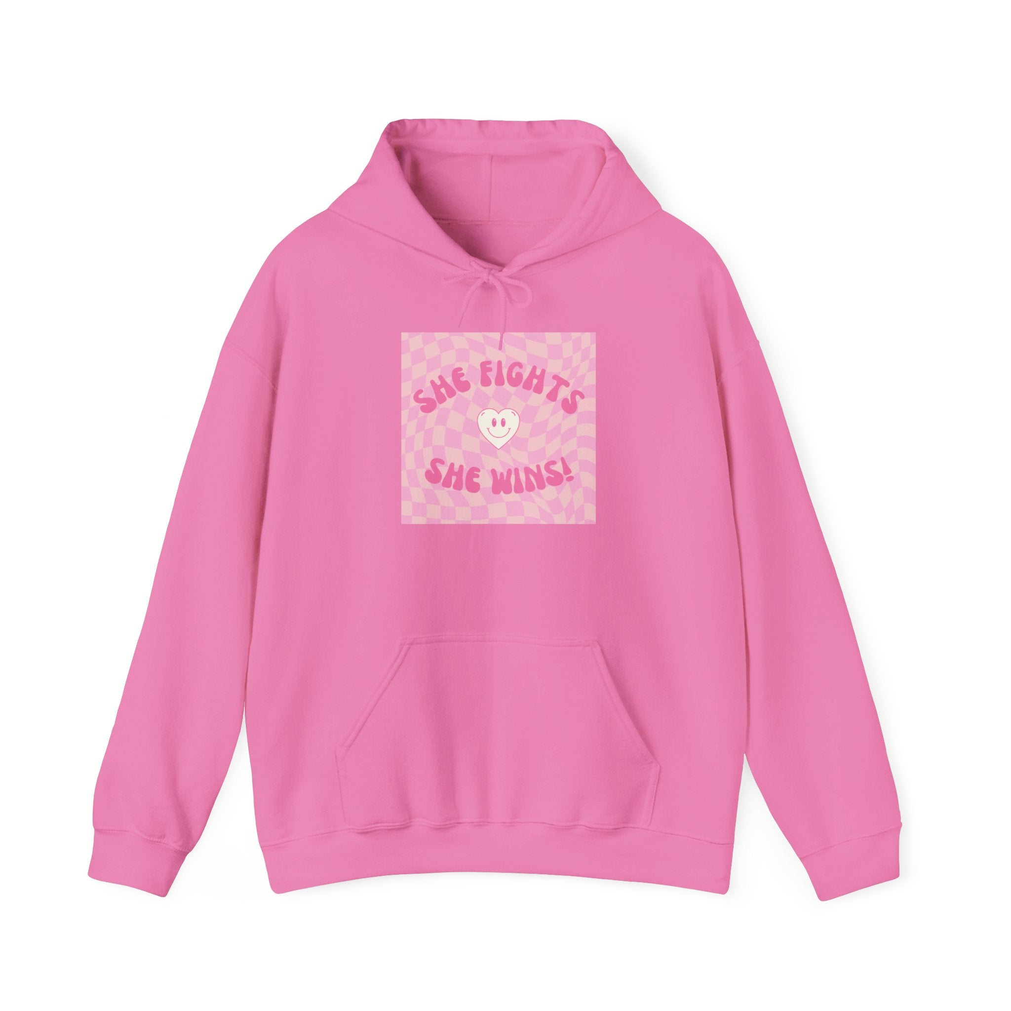 She Fights, She Wins! | Women’s Empowerment Hoodie | Sizes Up To 5XL