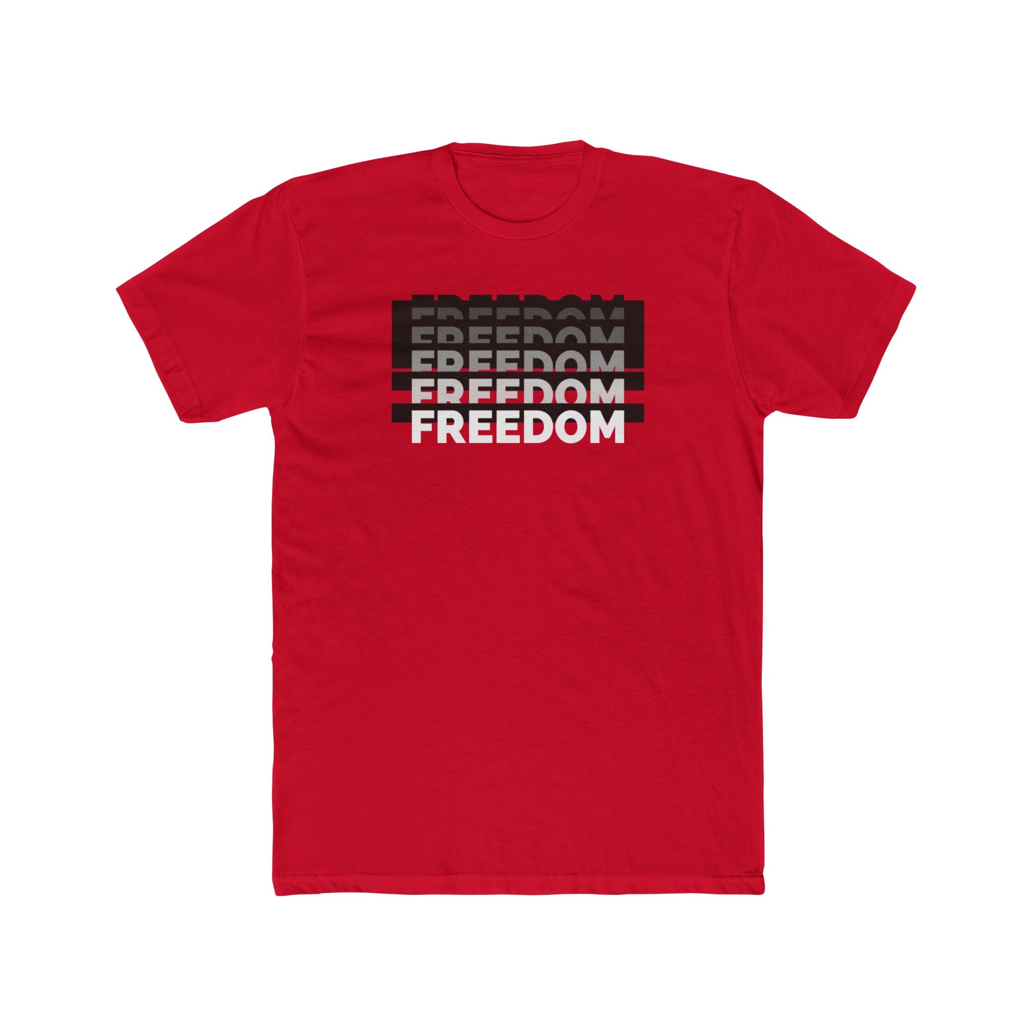 Freedom | Women's 100% Cotton T-Shirt | Sizes Up To 5XL