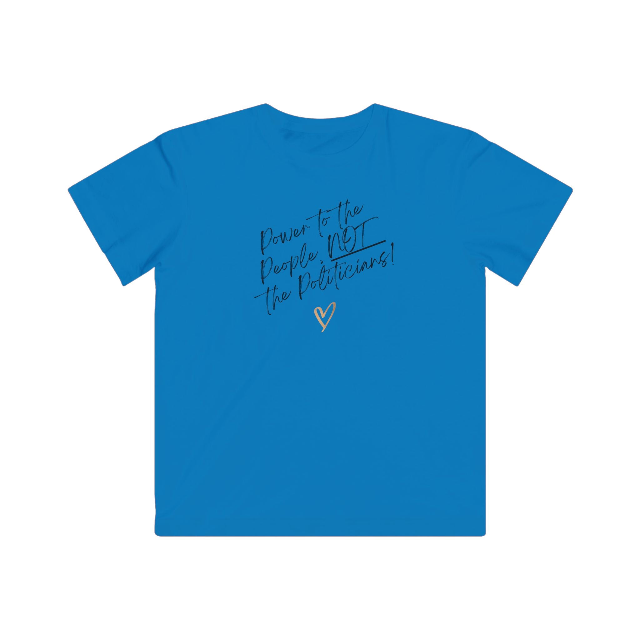 Power to the People | Kids Super Soft 100% Cotton T-Shirt | Sizes XS to XL
