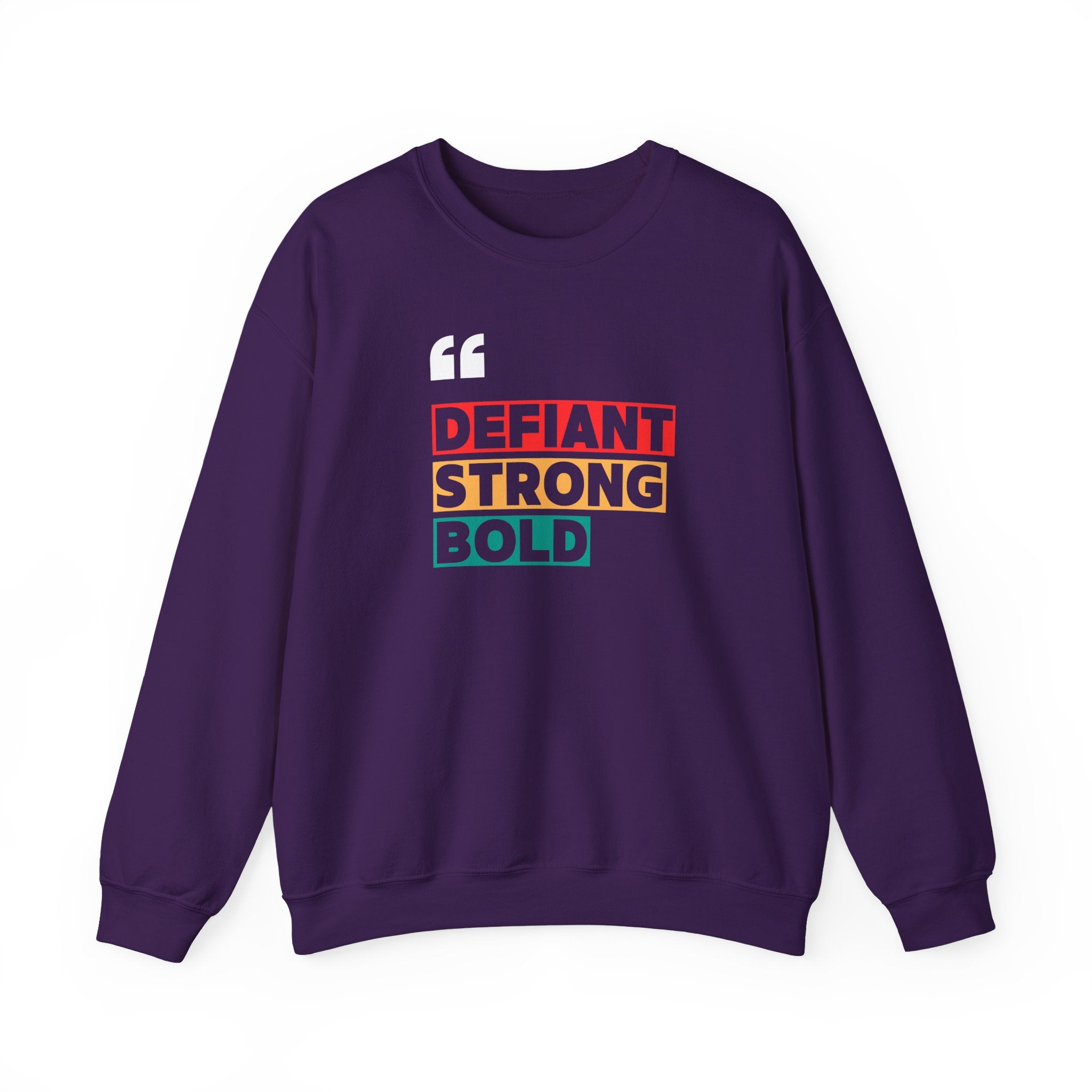 Defiant. Strong. Bold. | Women's Crewneck Sweatshirt | Sizes Up To 5XL