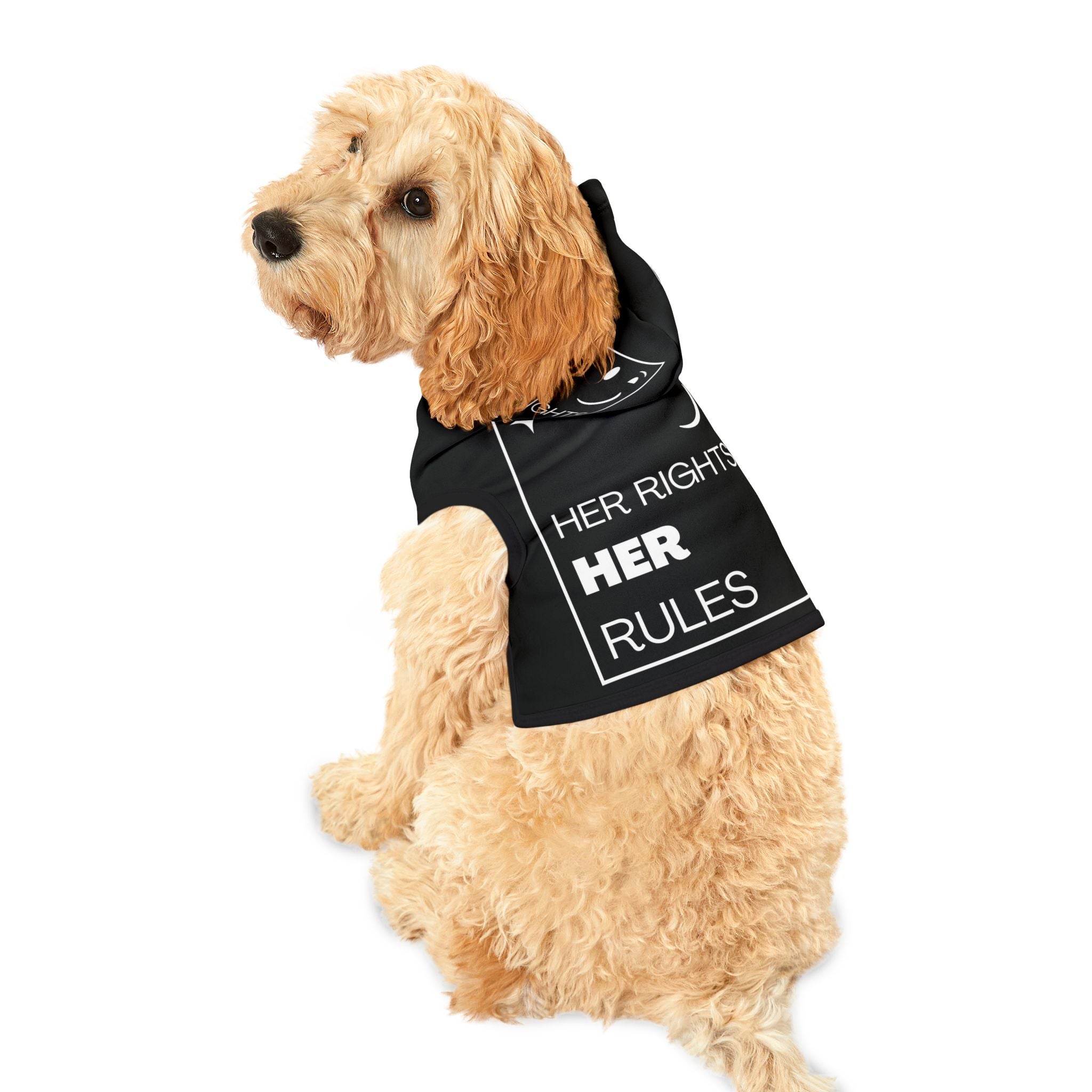 Her Rights, Her Rules | Pet Rights Protest Hoodie | Sizes From XXs to 2XL