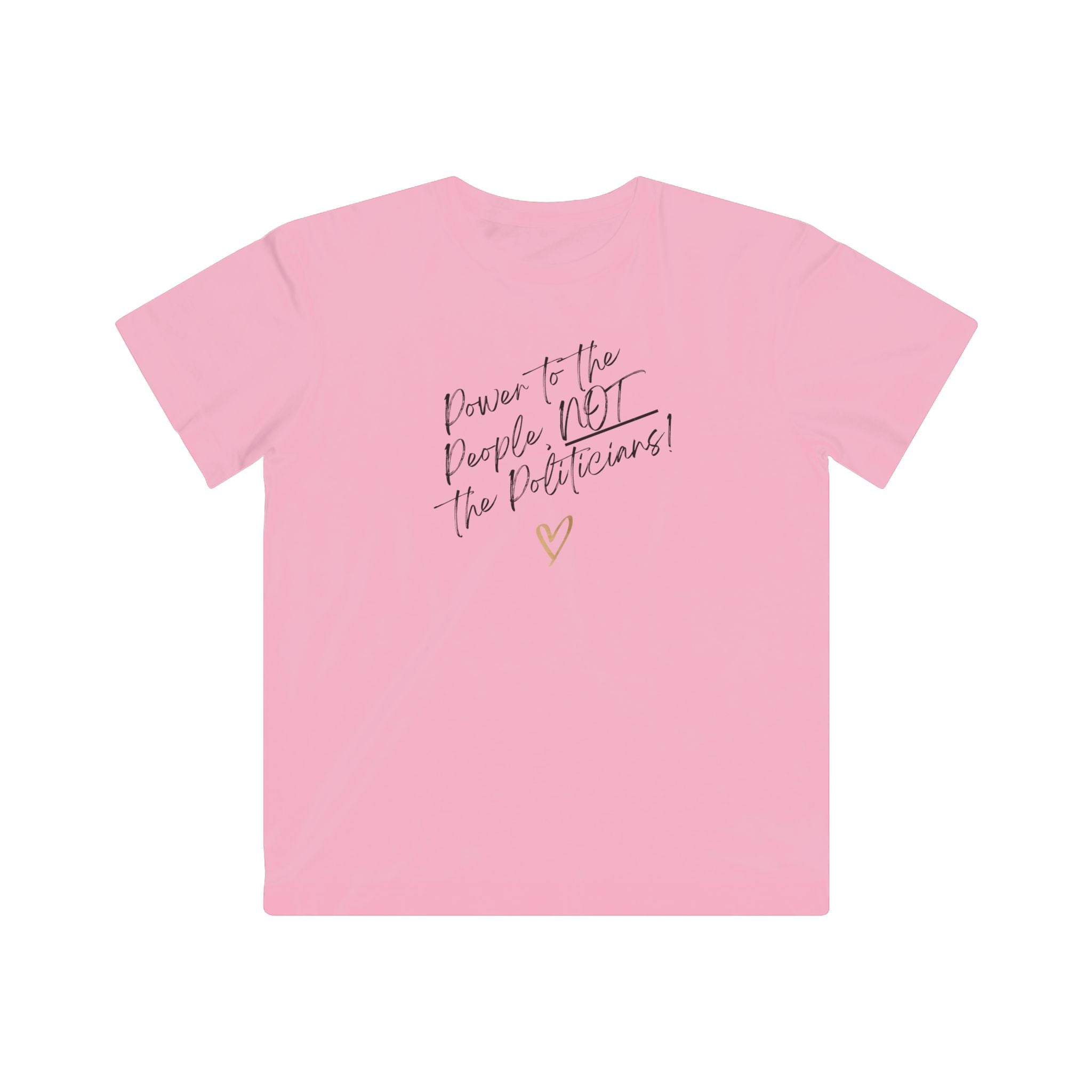 Power to the People | Kids Super Soft 100% Cotton T-Shirt | Sizes XS to XL