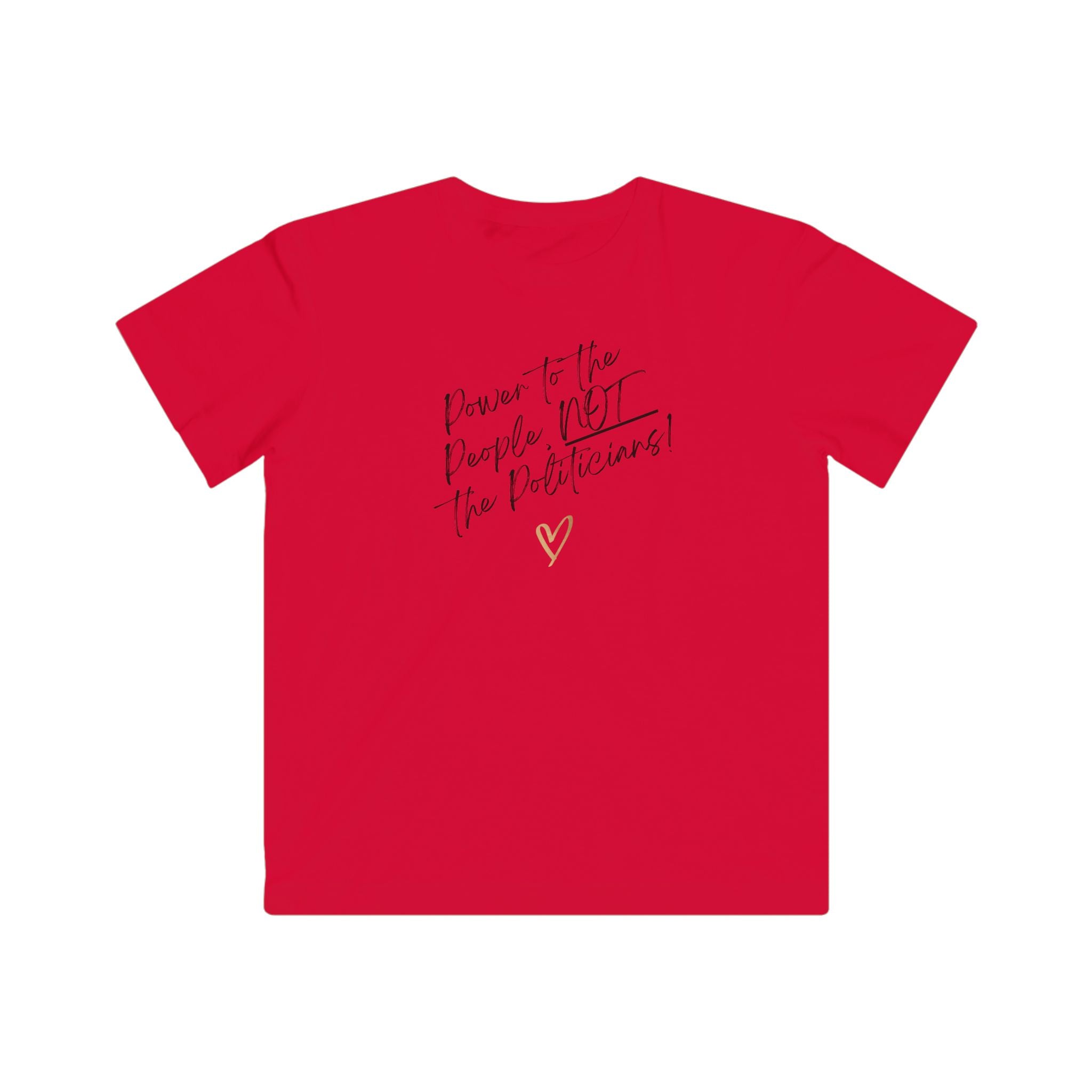 Power to the People | Kids Super Soft 100% Cotton T-Shirt | Sizes XS to XL