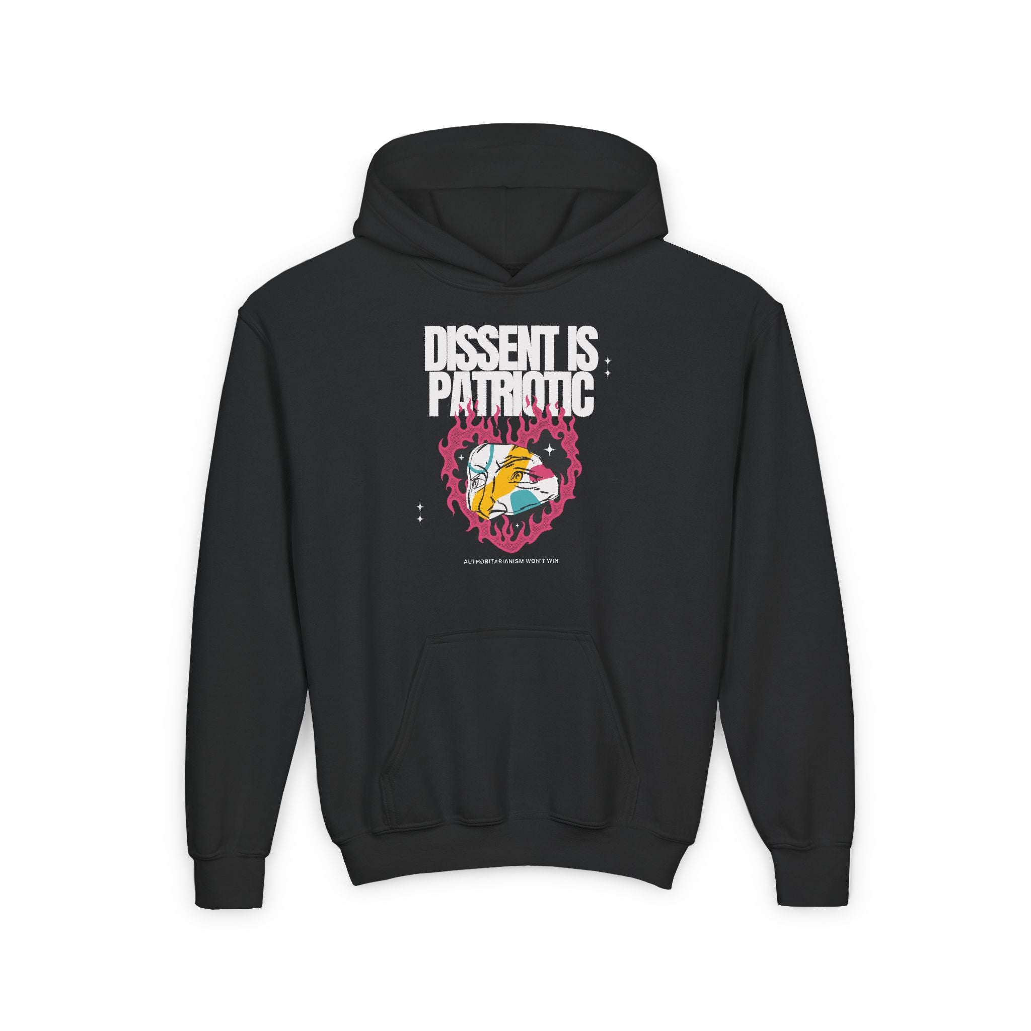 Dissent is Patriotic | Youth Cotton/Poly Blend Hoodie | Sizes Up To XL
