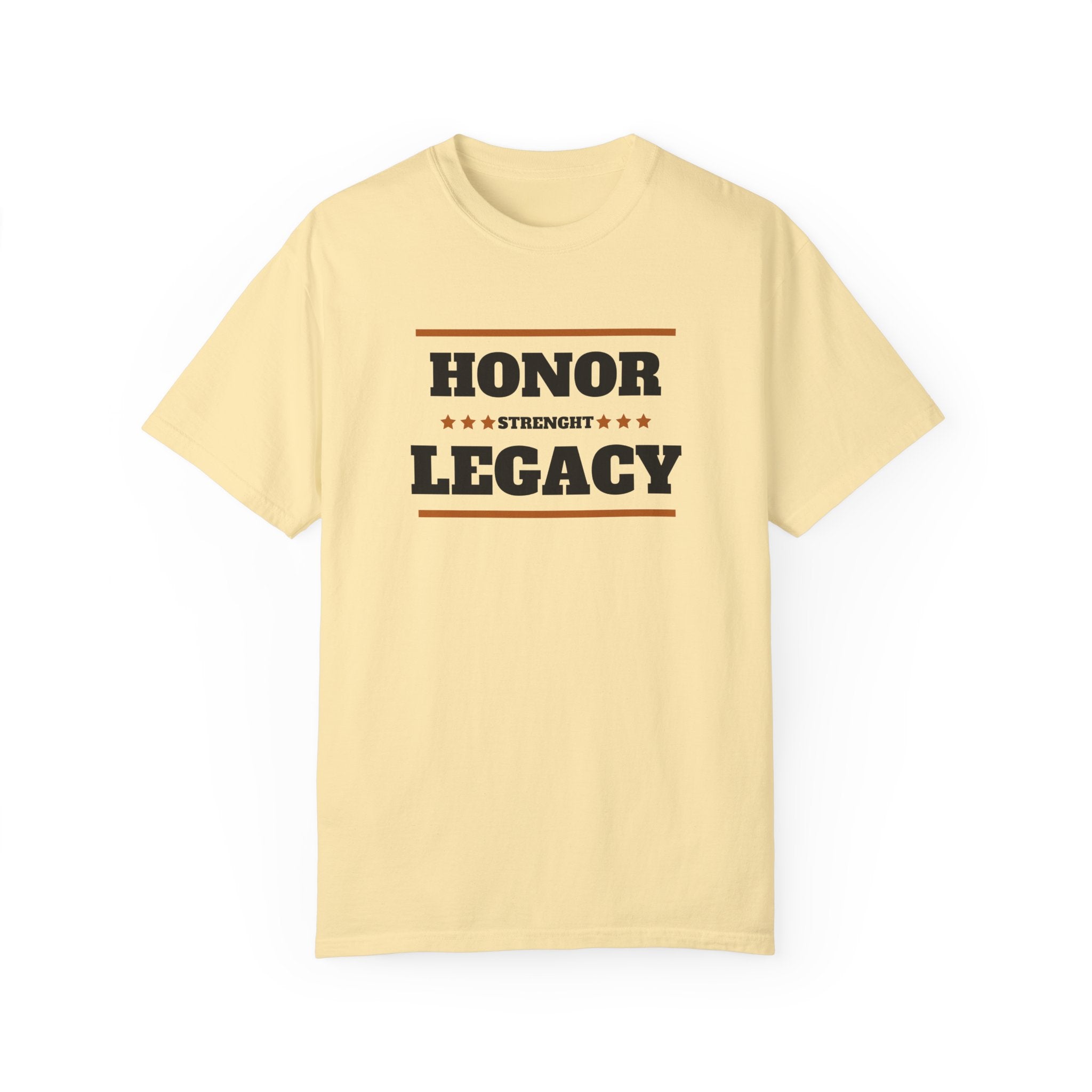 Honor. Strength. Legacy. | Men's 100% Cotton T-Shirt | Sizes Up To 4XL
