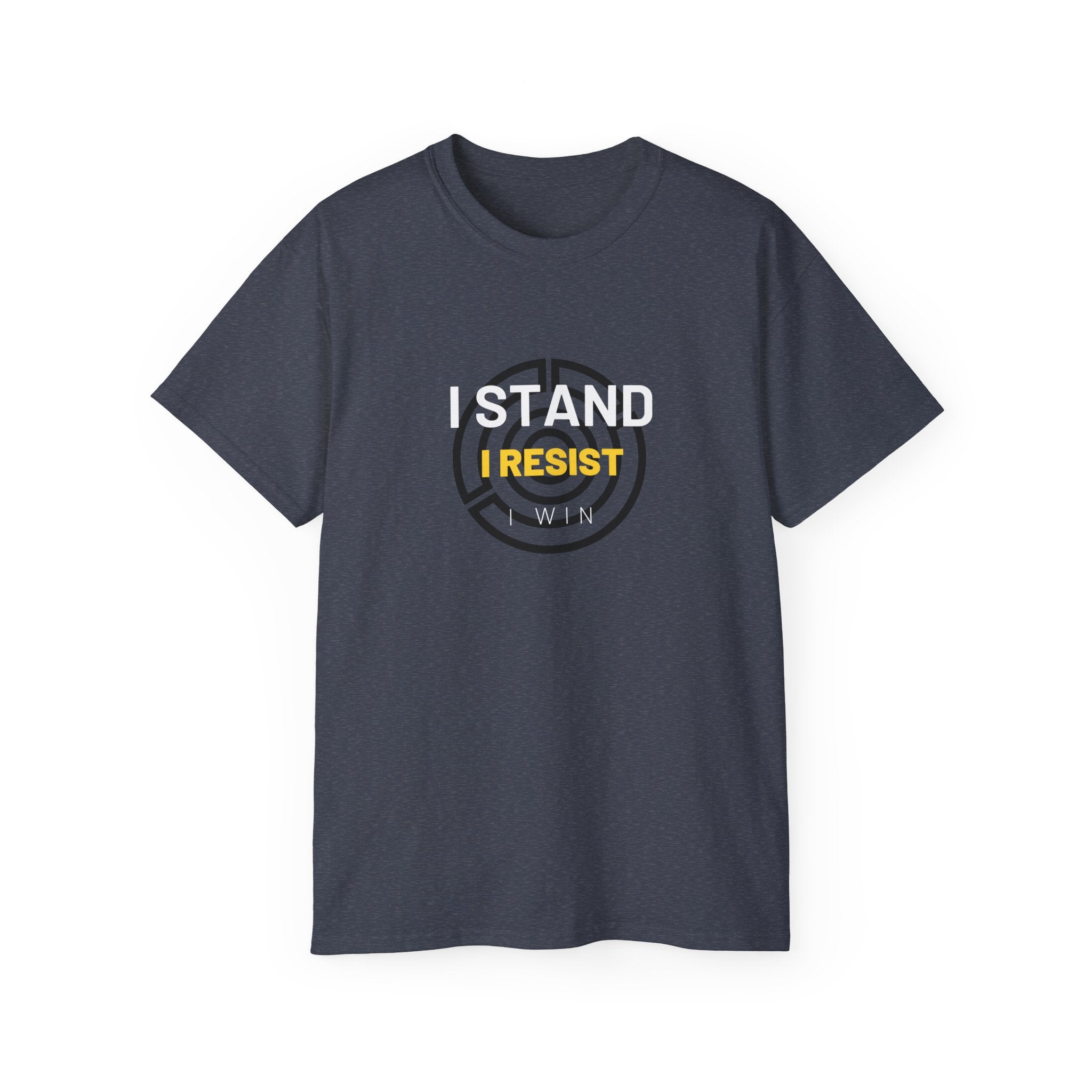 I Stand. I Resist. I Win. | Men's 100% Cotton T-Shirt | Sizes Up To 5XL