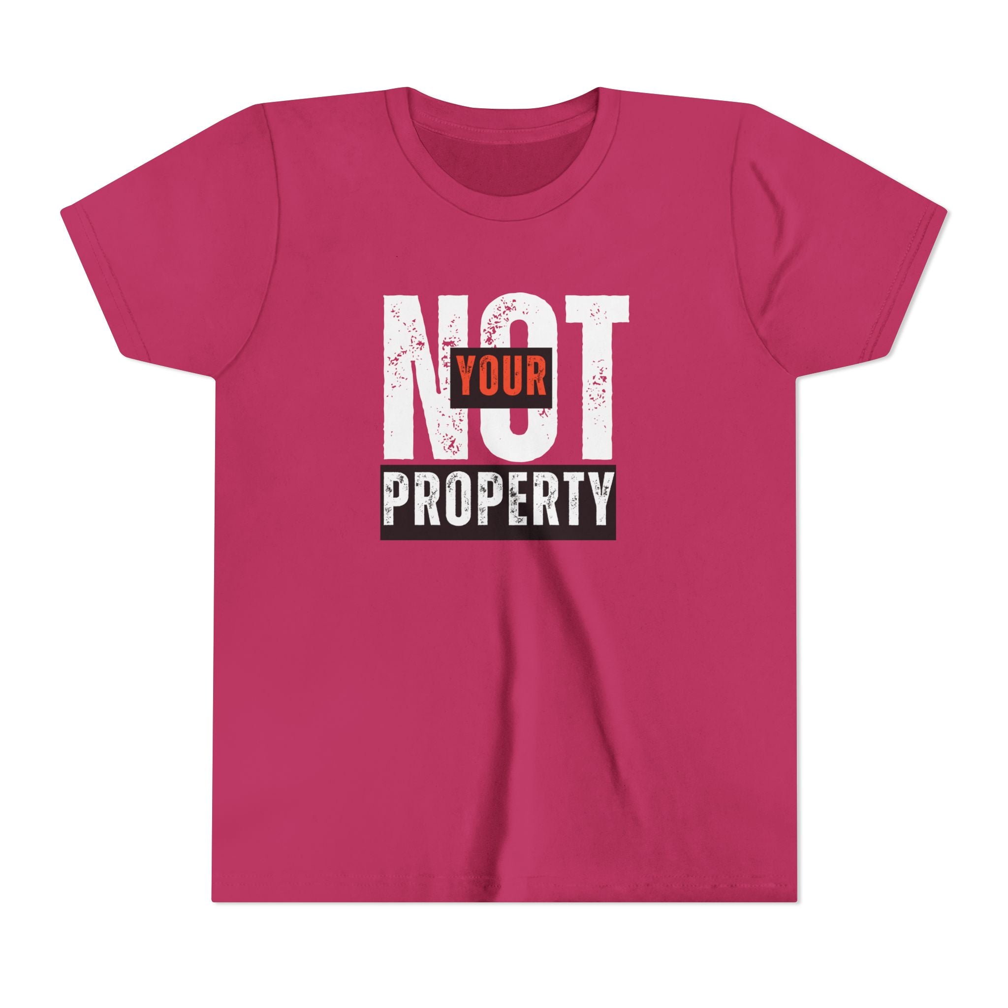 Not Your Property | Girls’ & Teens 100% Cotton Tee | Sizes Up XL