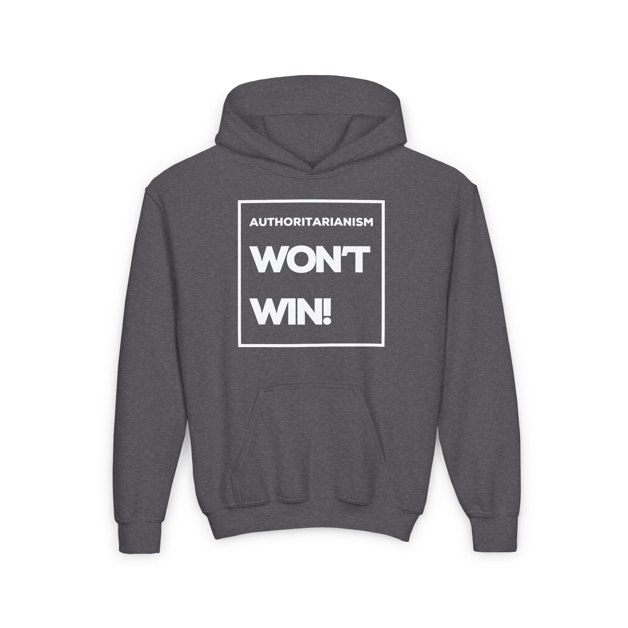 Authoritarianism Won’t Win! | Youth Resistance Hoodie | Sizes Up To XL