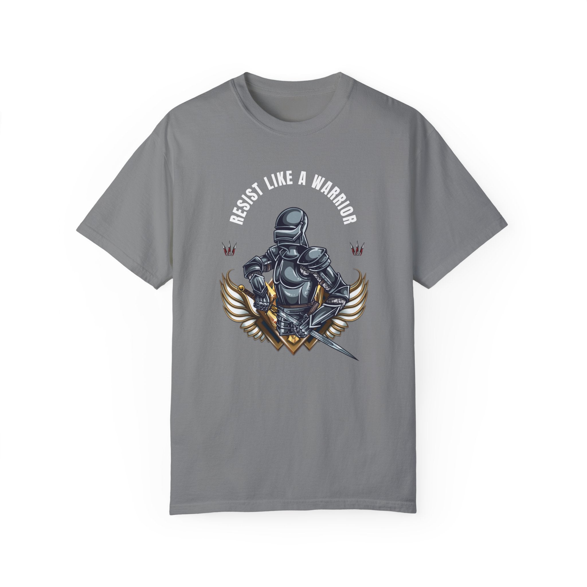 'Resist Like a Warrior' | Men's 100% USA Cotton T-shirt | Sizes Up To 4XL