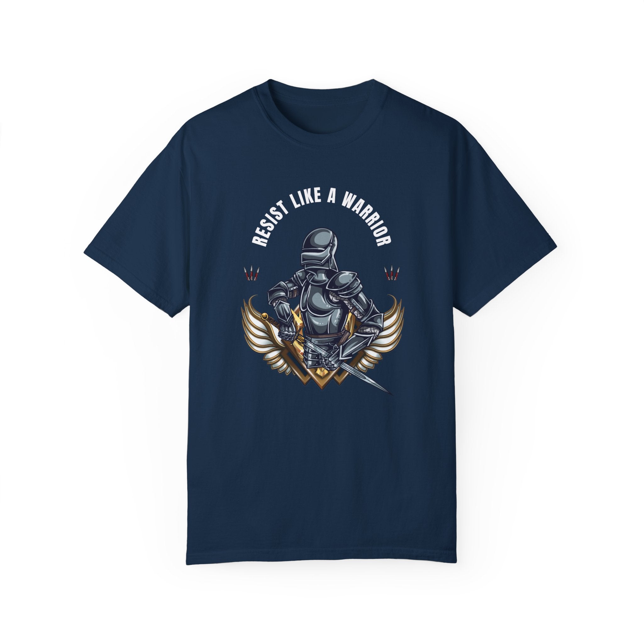 'Resist Like a Warrior' | Men's 100% USA Cotton T-shirt | Sizes Up To 4XL