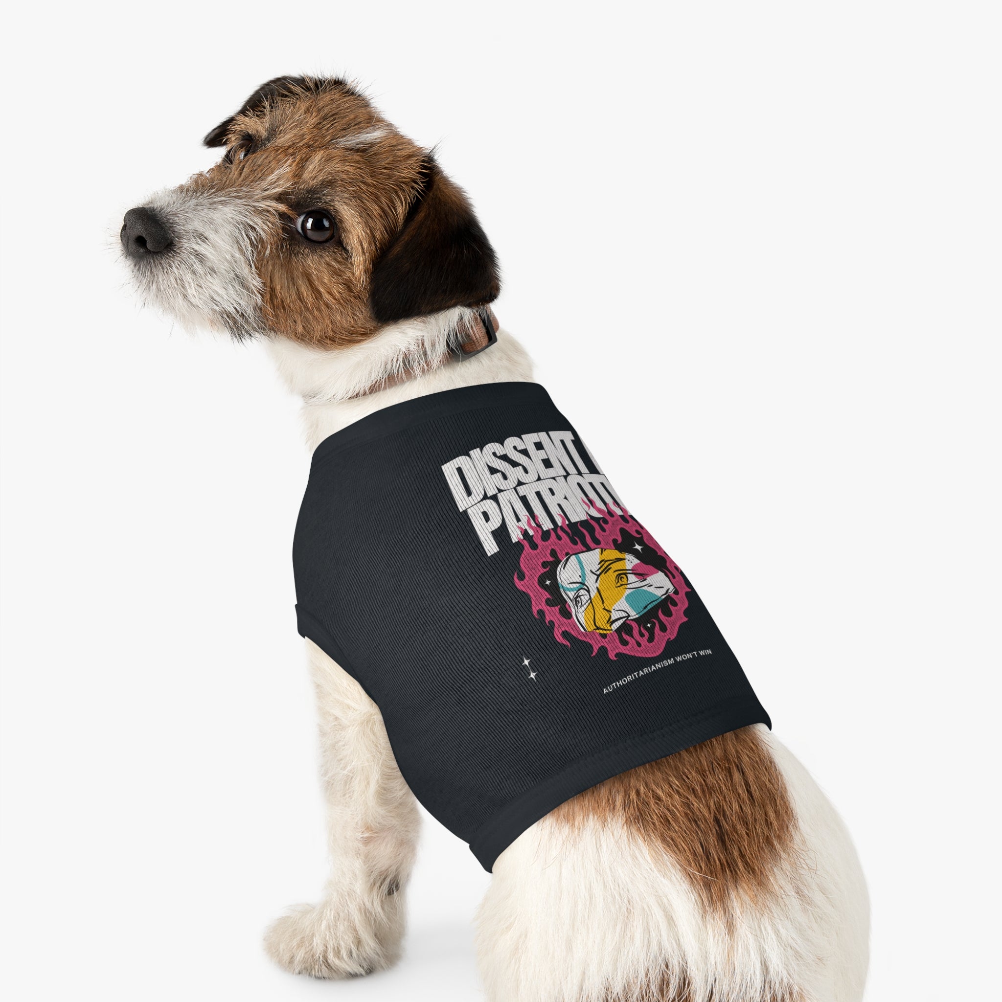 Dissent is Patriotic | 100% Cotton Pet Tank Top | Sizes M, L, XL