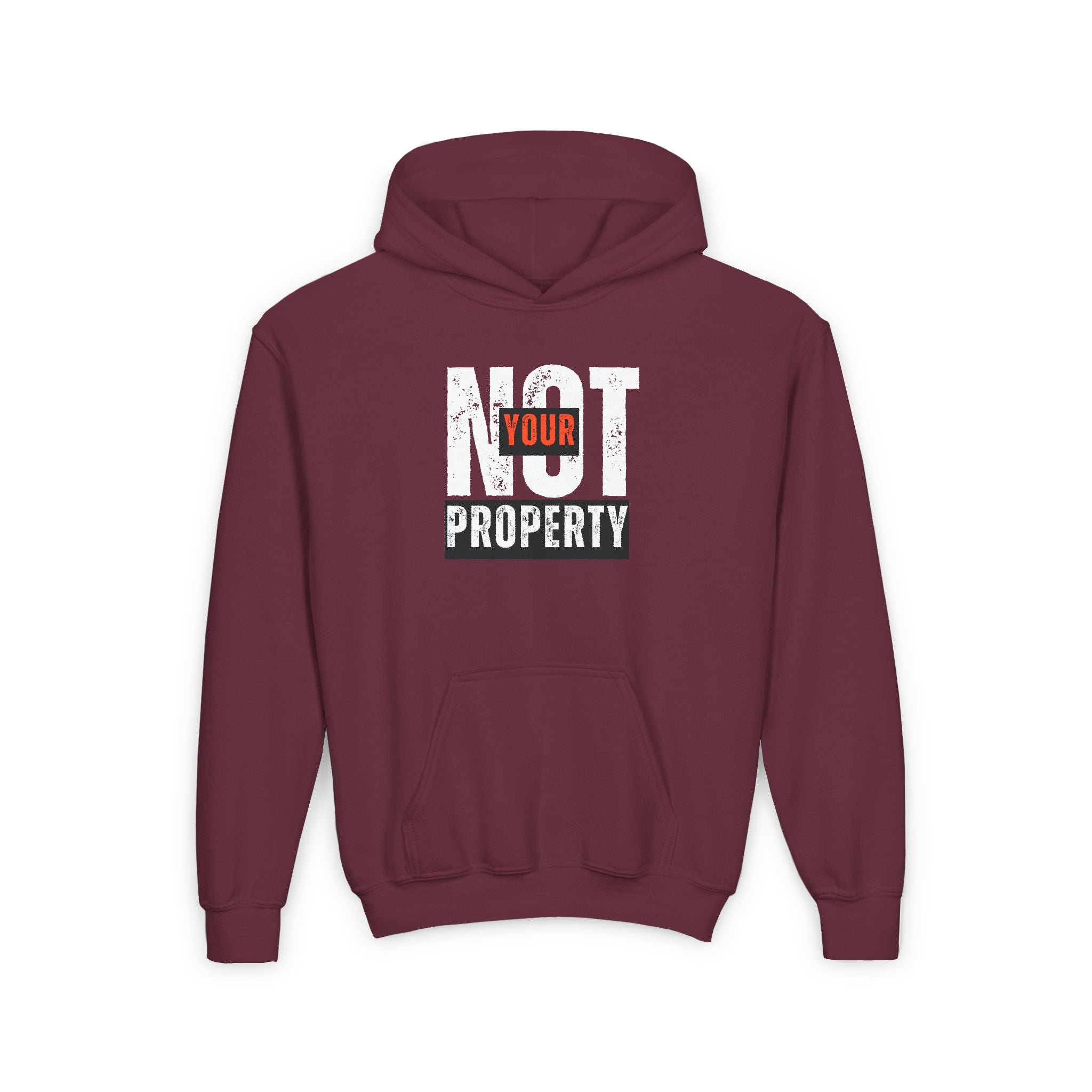 Not Your Property | Girls' & Teens Empowerment Hoodie | Sizes From S to XL