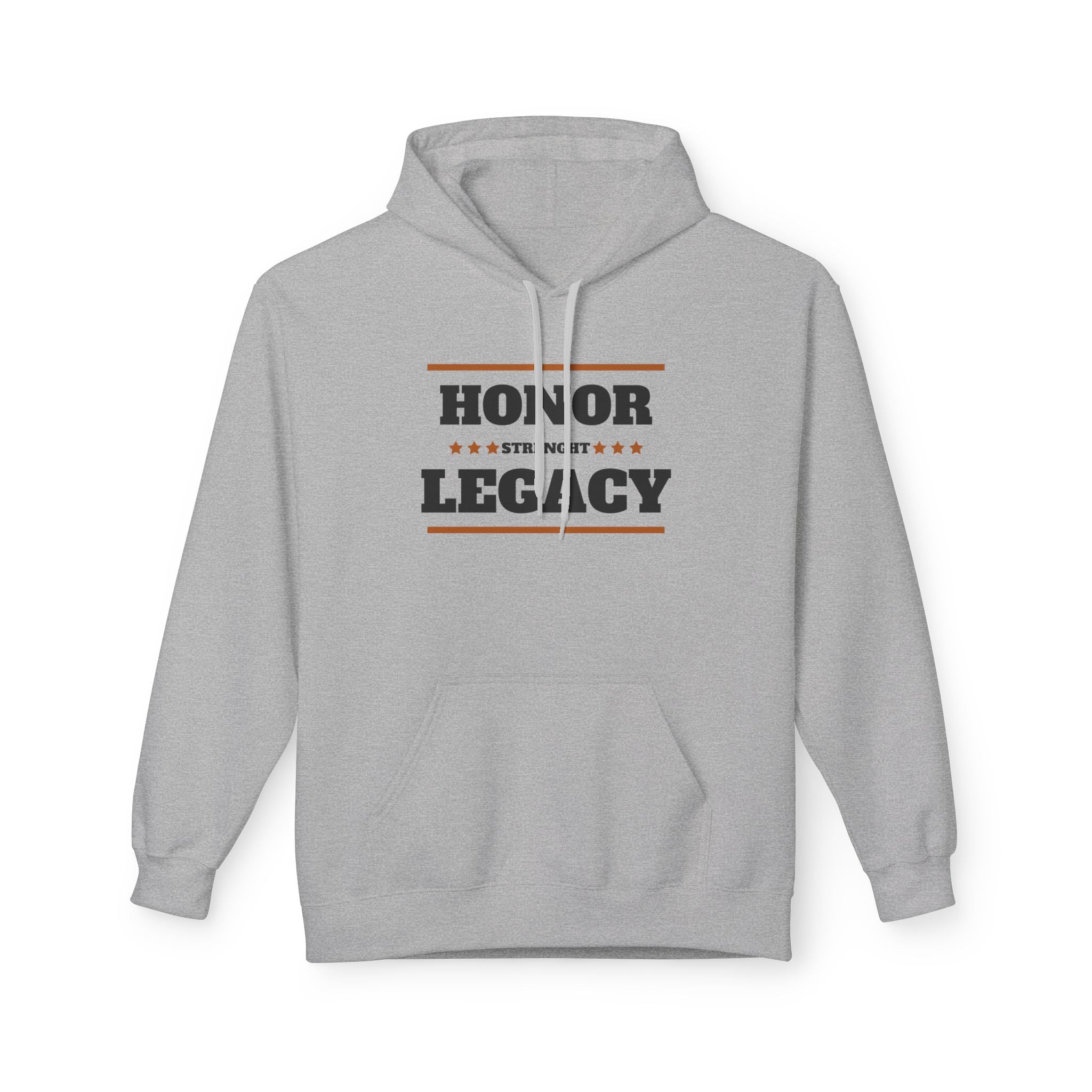 Honor. Strength. Legacy | Men's Softstyle Fleece Hoodie | Sizes Up To 5XL