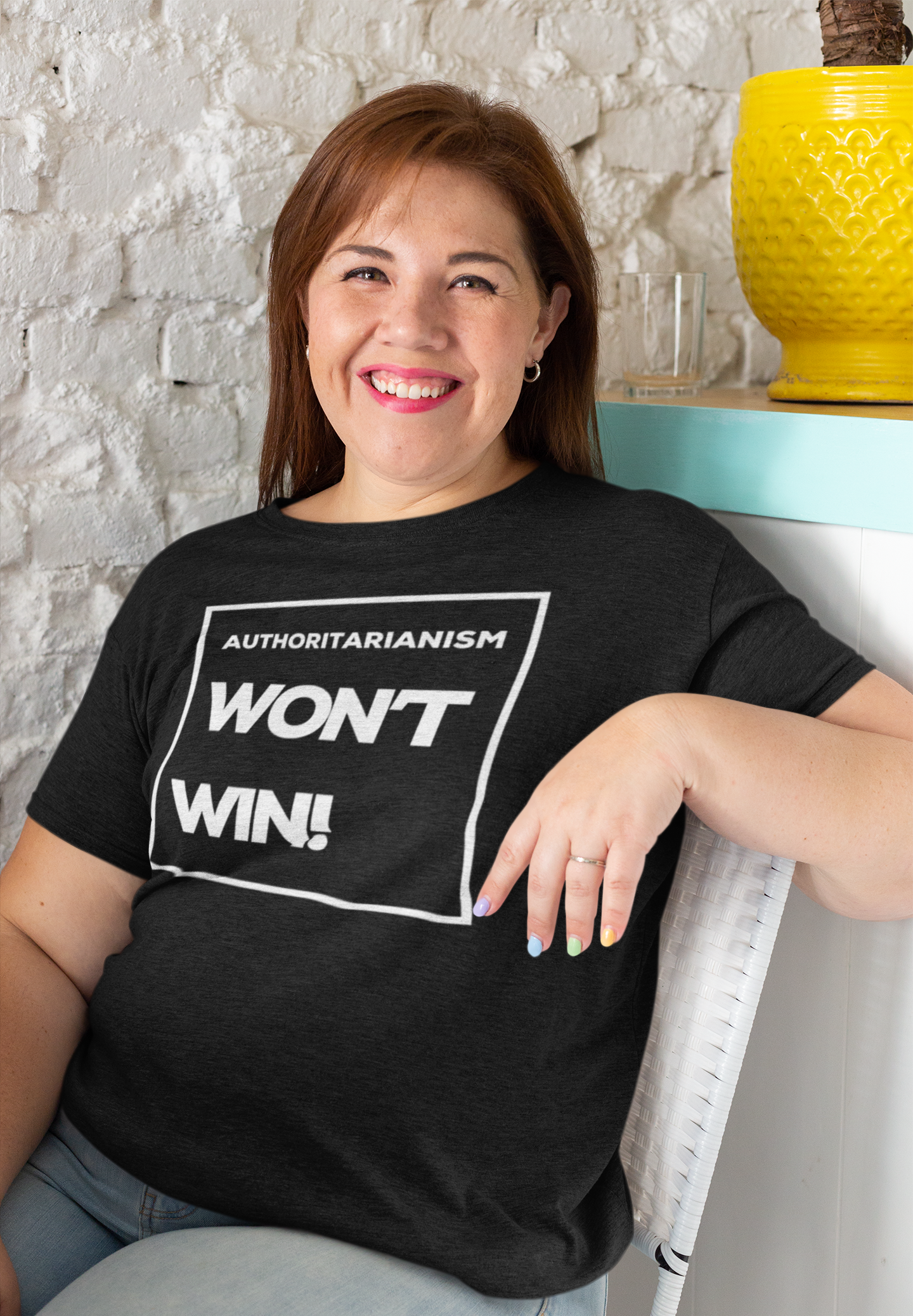 Authoritarianism Won’t Win | Women’s Moisture-Wicking Tee | Sizes Up To 4XL