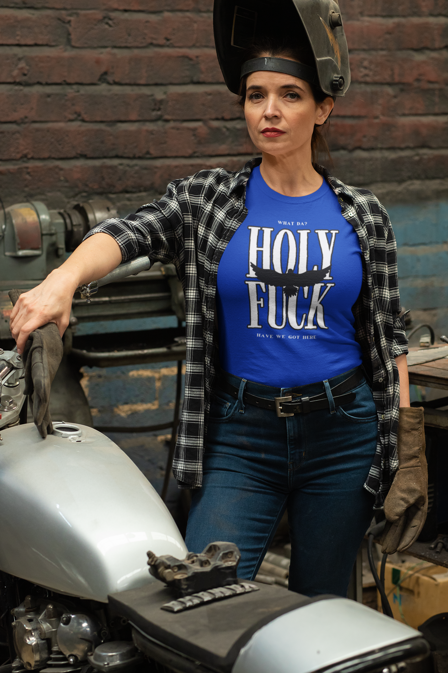 WHAT DA? HOLY F*CK What Have We Got Here? | Women's Heavy Cotton T-Shirt | Sizes Up To 5XL