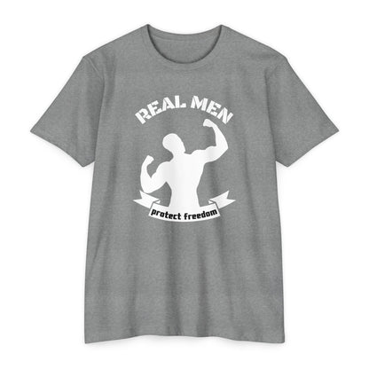 Real Men Protect Freedom | Men's Patriotic T-Shirt | Sizes Up To 4XL