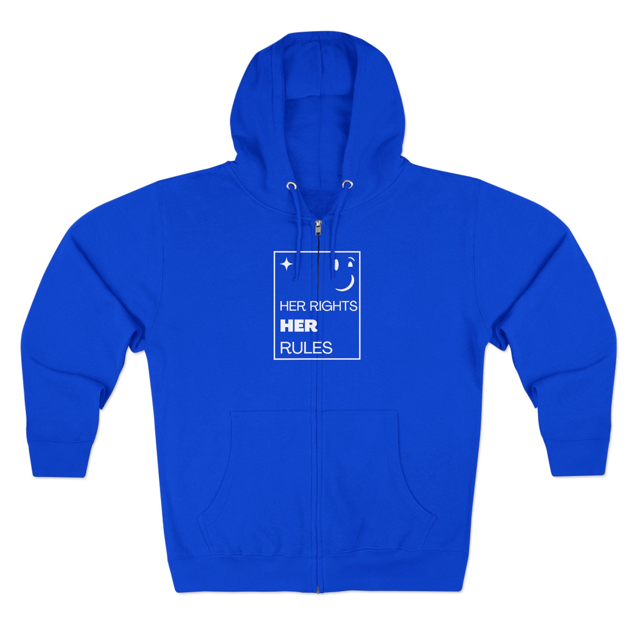 Her Rights, Her Rules | Men's Zip Hoodie | Sizes From XS to 3XL