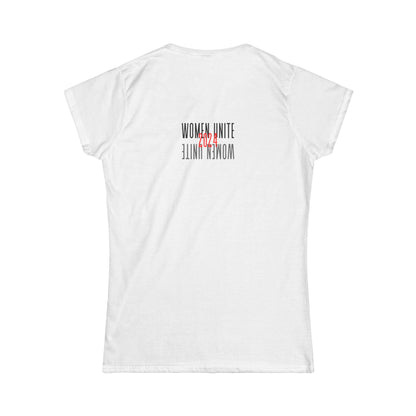 Women's Softstyle Tee | ROEvember when we win (front) - women unite 2024 (back) | 8 colors 5 sizes