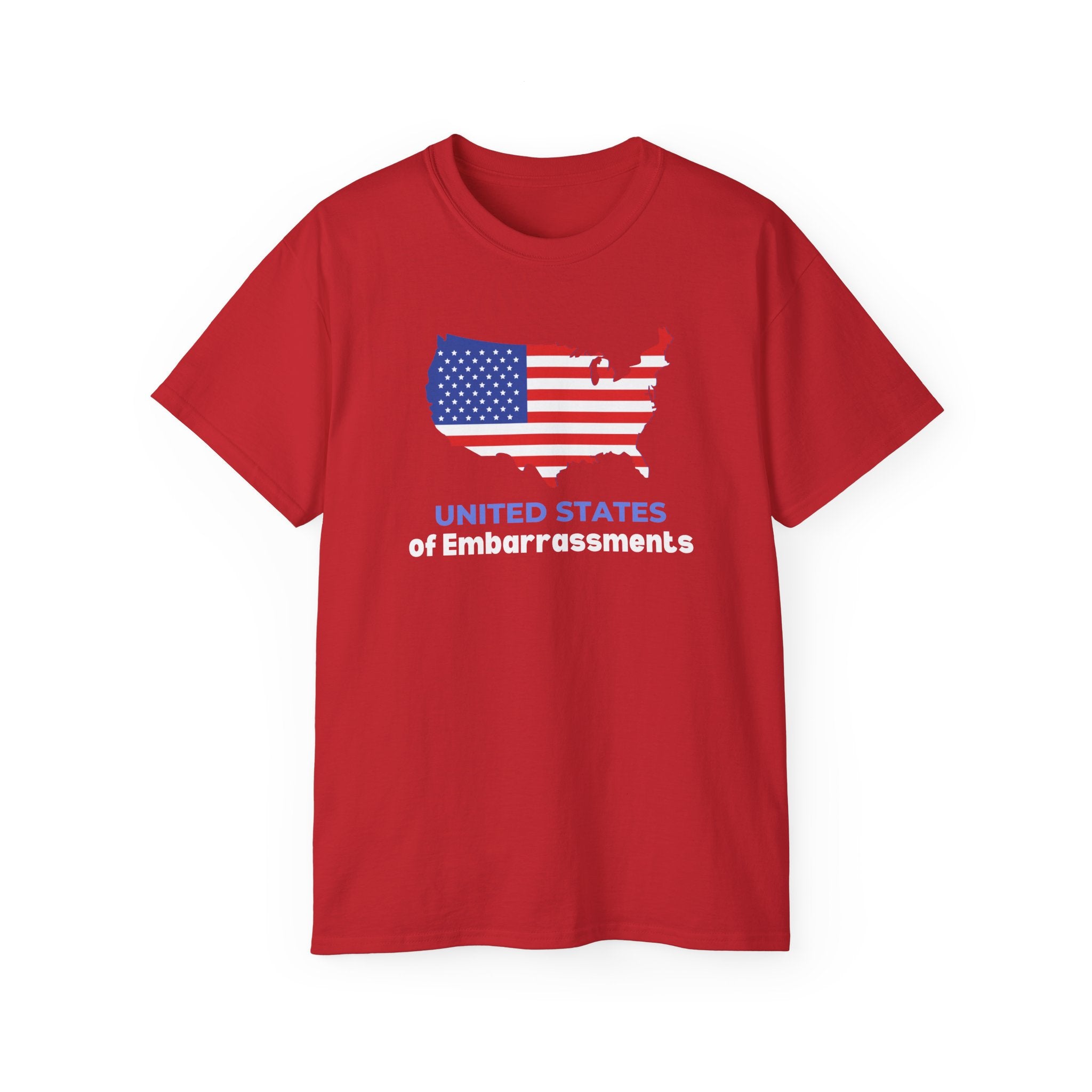 United States of Embarassments | Women's Ulta Cotton T-Shirt | Sizes Up to 5XL