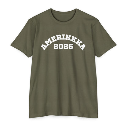 AMERIKKKA 2025 | Men's CVC Jersey T-Shirt | Sizes Up To 4XL