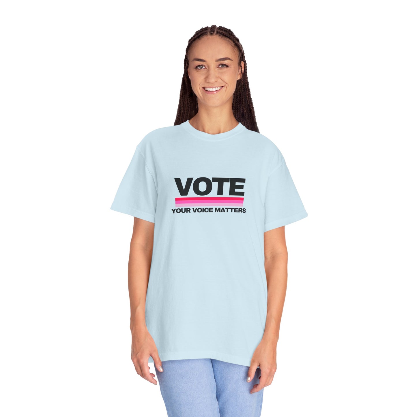 Unisex Garment-Dyed T-shirt | VOTE Your Voice Matters