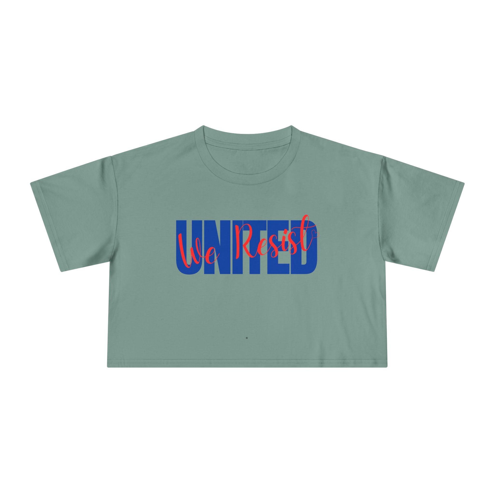 United We Resist | Women’s 100% Cotton Cropped Tee | Sizes Up To XL