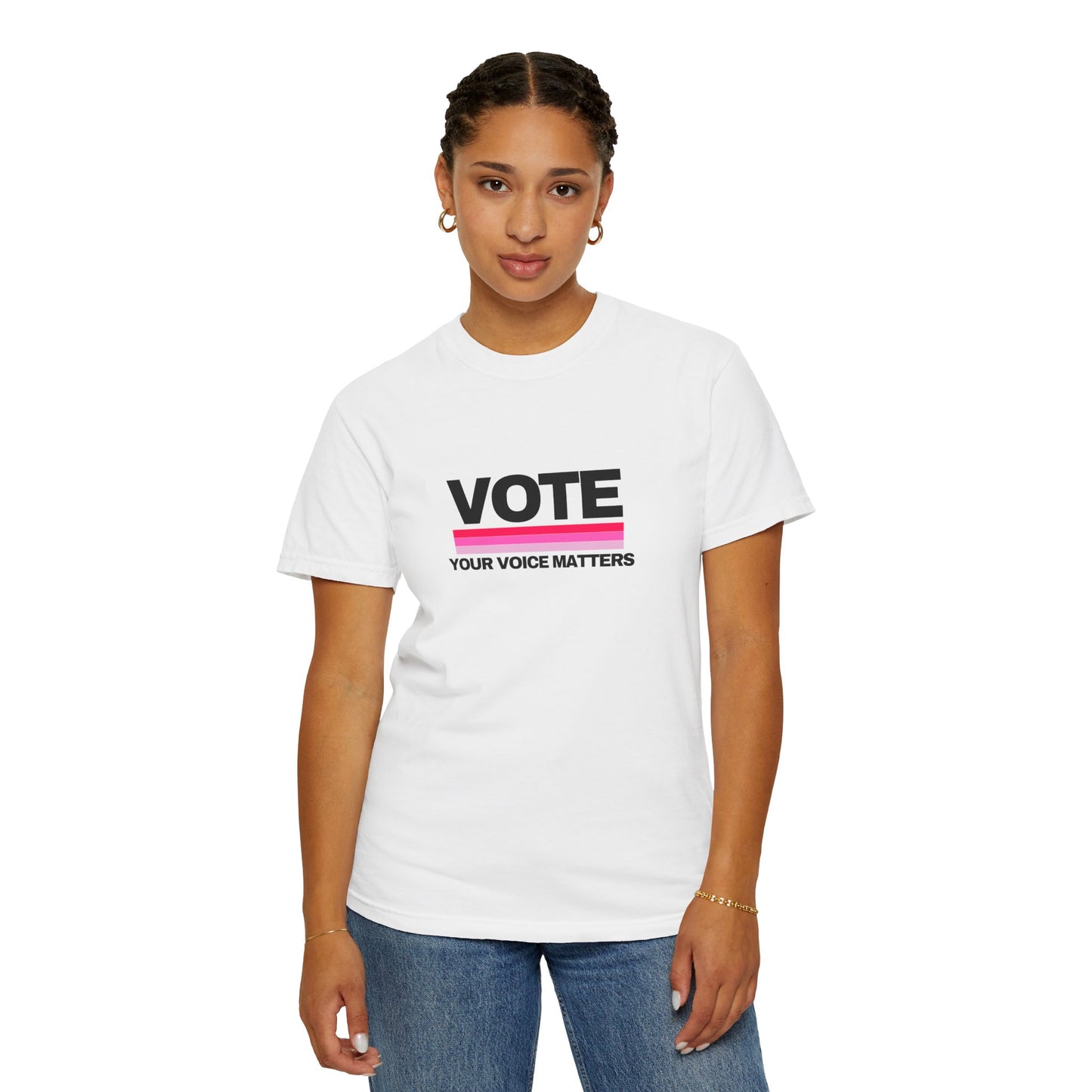 Unisex Garment-Dyed T-shirt | VOTE Your Voice Matters