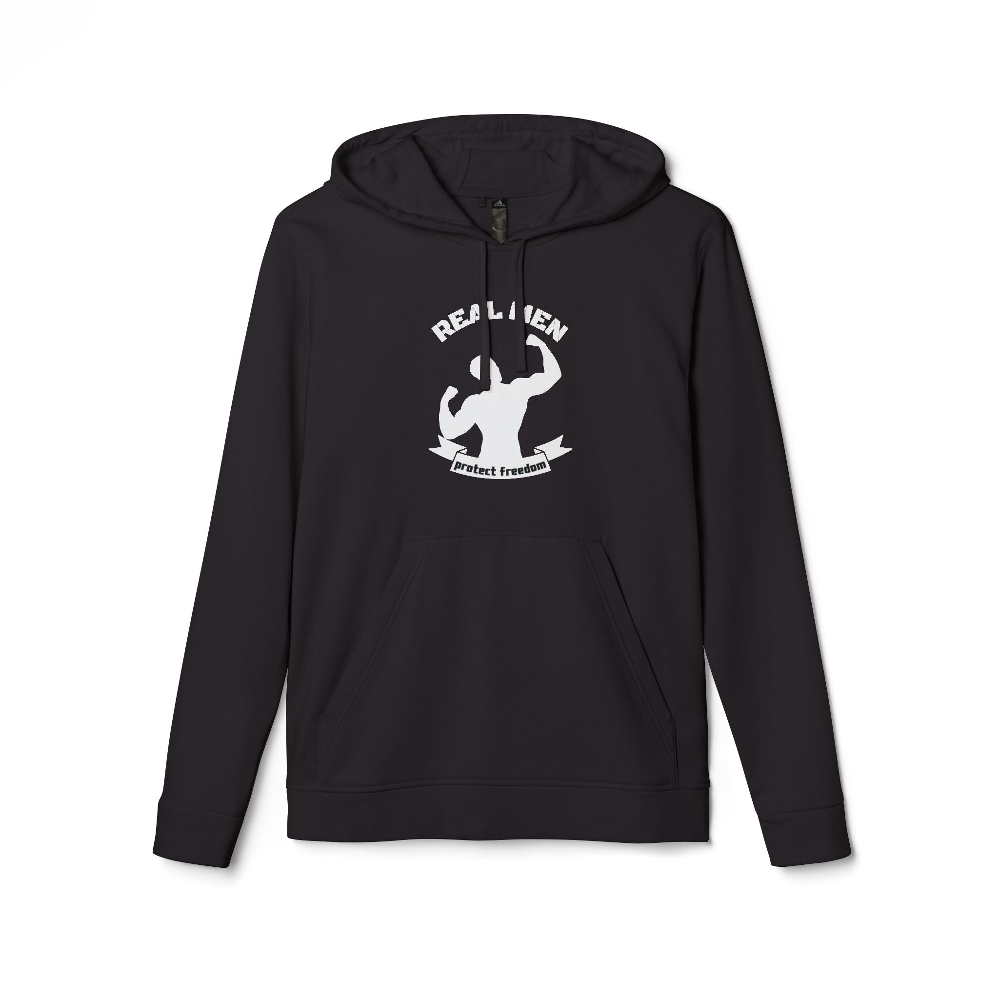 Real Men Protect Freedom  | Adidas Men's Fleece Hoodie | Sizes Up To 4XL