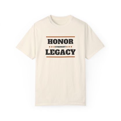 Honor. Strength. Legacy. | Men's 100% Cotton T-Shirt | Sizes Up To 4XL