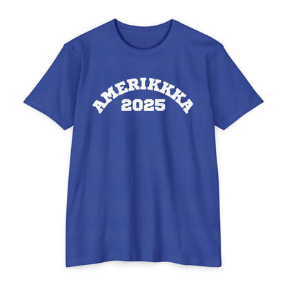AMERIKKKA 2025 | Men's CVC Jersey T-Shirt | Sizes Up To 4XL