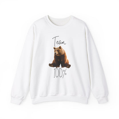 Unisex Heavy Blend™ Crewneck Sweatshirt | Team Bear 100%