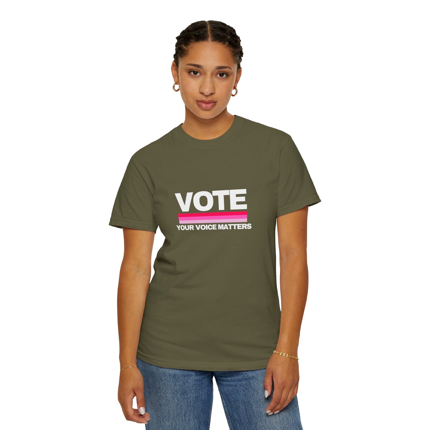 Unisex Garment-Dyed T-shirt | VOTE Your Voice Matters