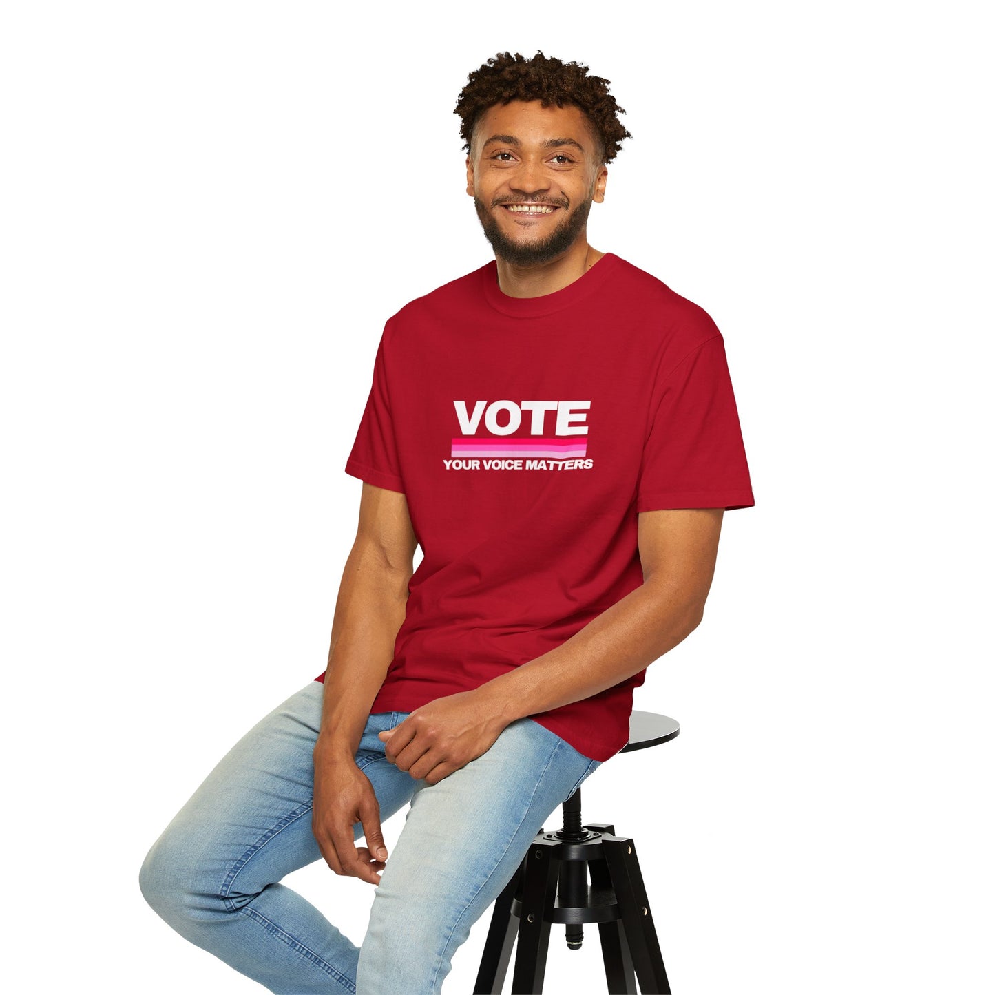 Unisex Garment-Dyed T-shirt | VOTE Your Voice Matters