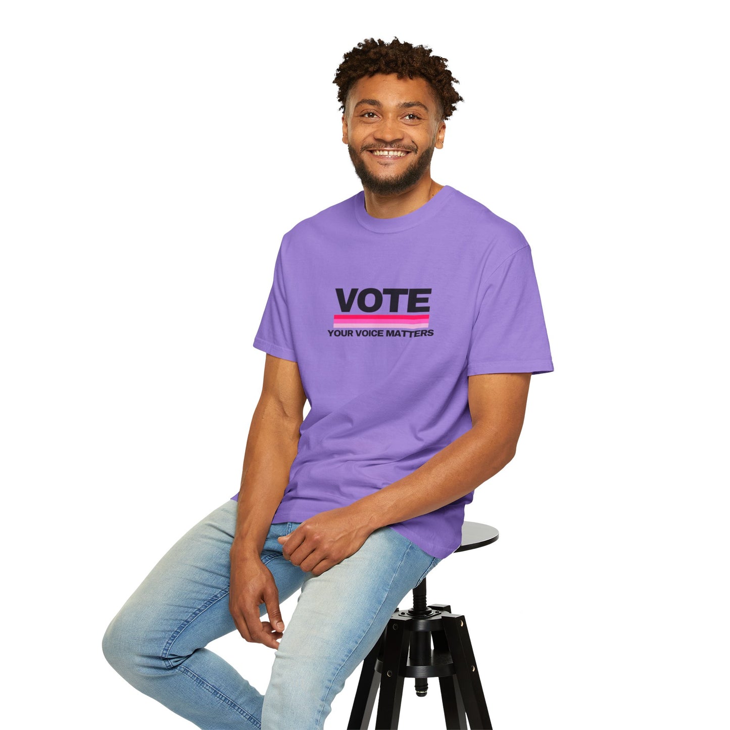 Unisex Garment-Dyed T-shirt | VOTE Your Voice Matters