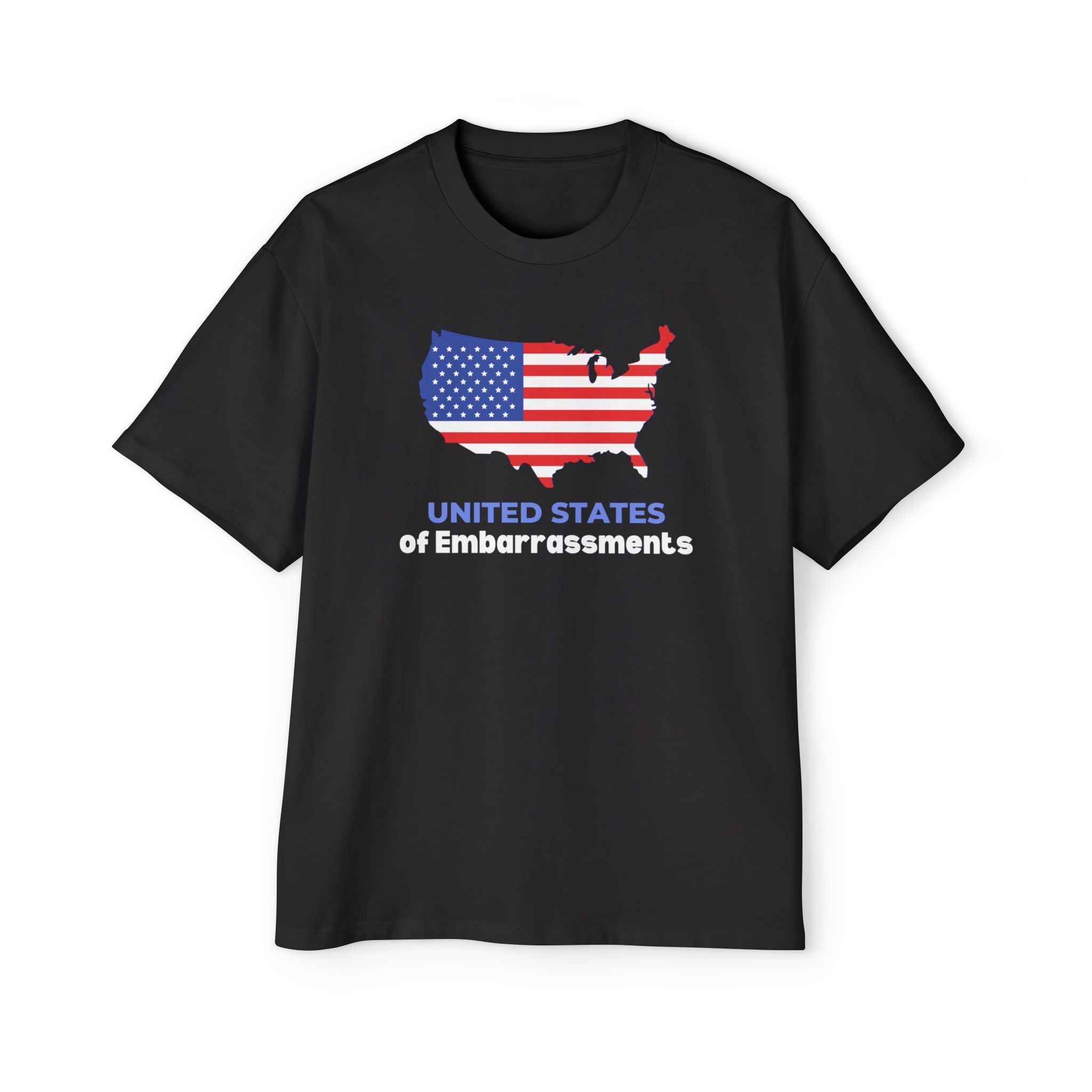 'United States of Embarrassments' | Men's 100% Cotton T-Shirt | Sizes Up To 3XL