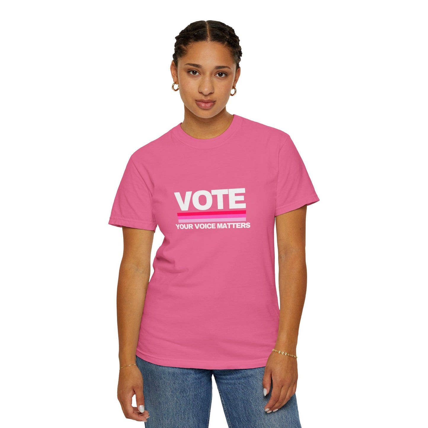 Unisex Garment-Dyed T-shirt | VOTE Your Voice Matters