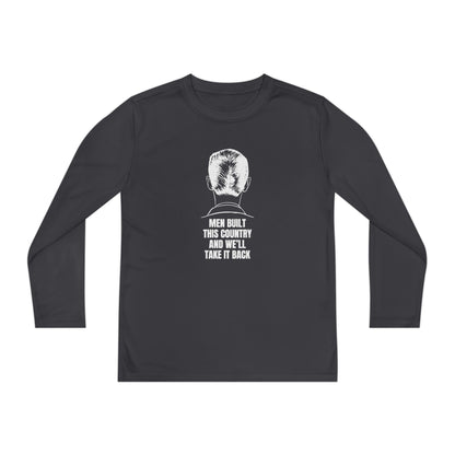 Men Built This Country | Youth Long Sleeve Tee | Future Leader & Patriot