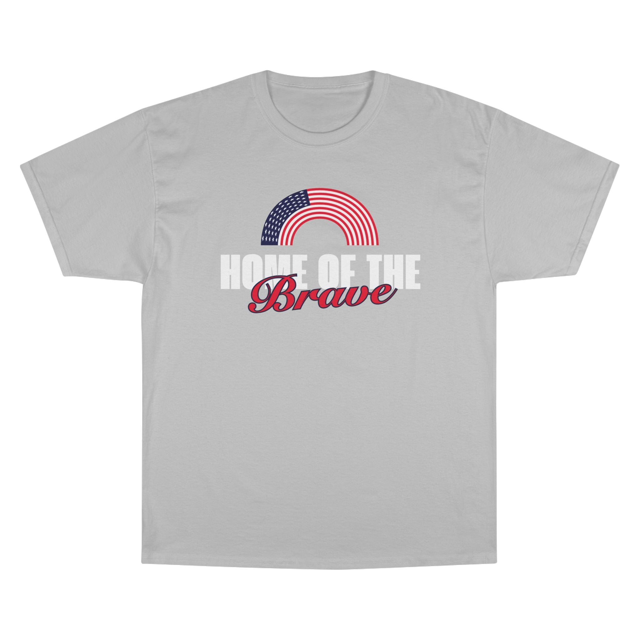 Home of the Brave | Men's Champion®  100% Cotton T-Shirt | Sizes Up To 4XL