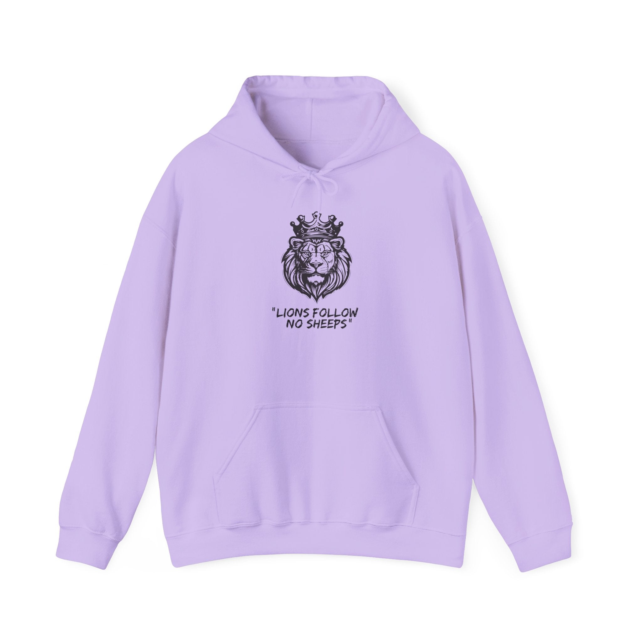 "Lions Follow No Sheeps" | Men's Heavy Blend Hoodie | Sizes Up To 5XL