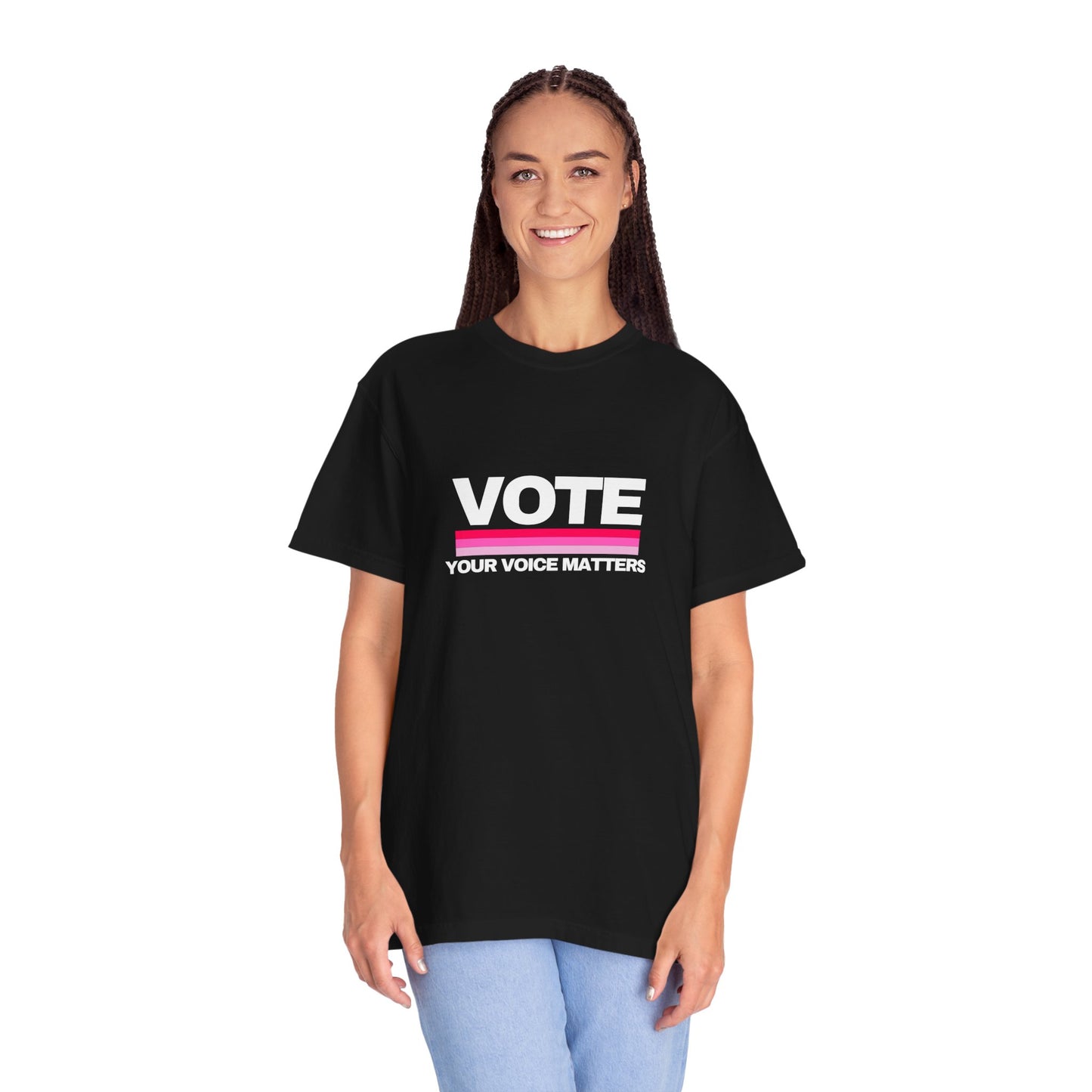 Unisex Garment-Dyed T-shirt | VOTE Your Voice Matters