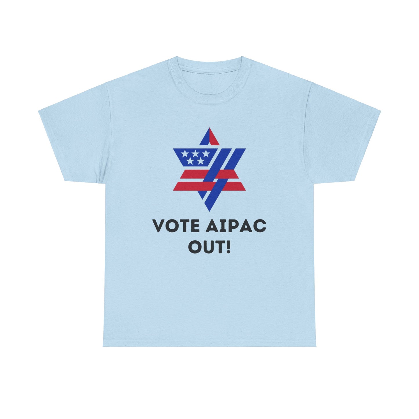 Unisex Heavy Cotton Tee | Vote AIPAC OUT!