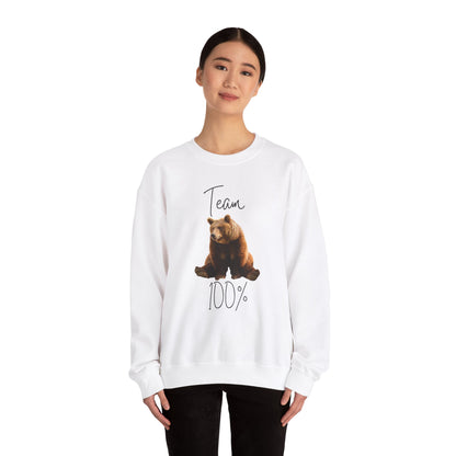 Unisex Heavy Blend™ Crewneck Sweatshirt | Team Bear 100%