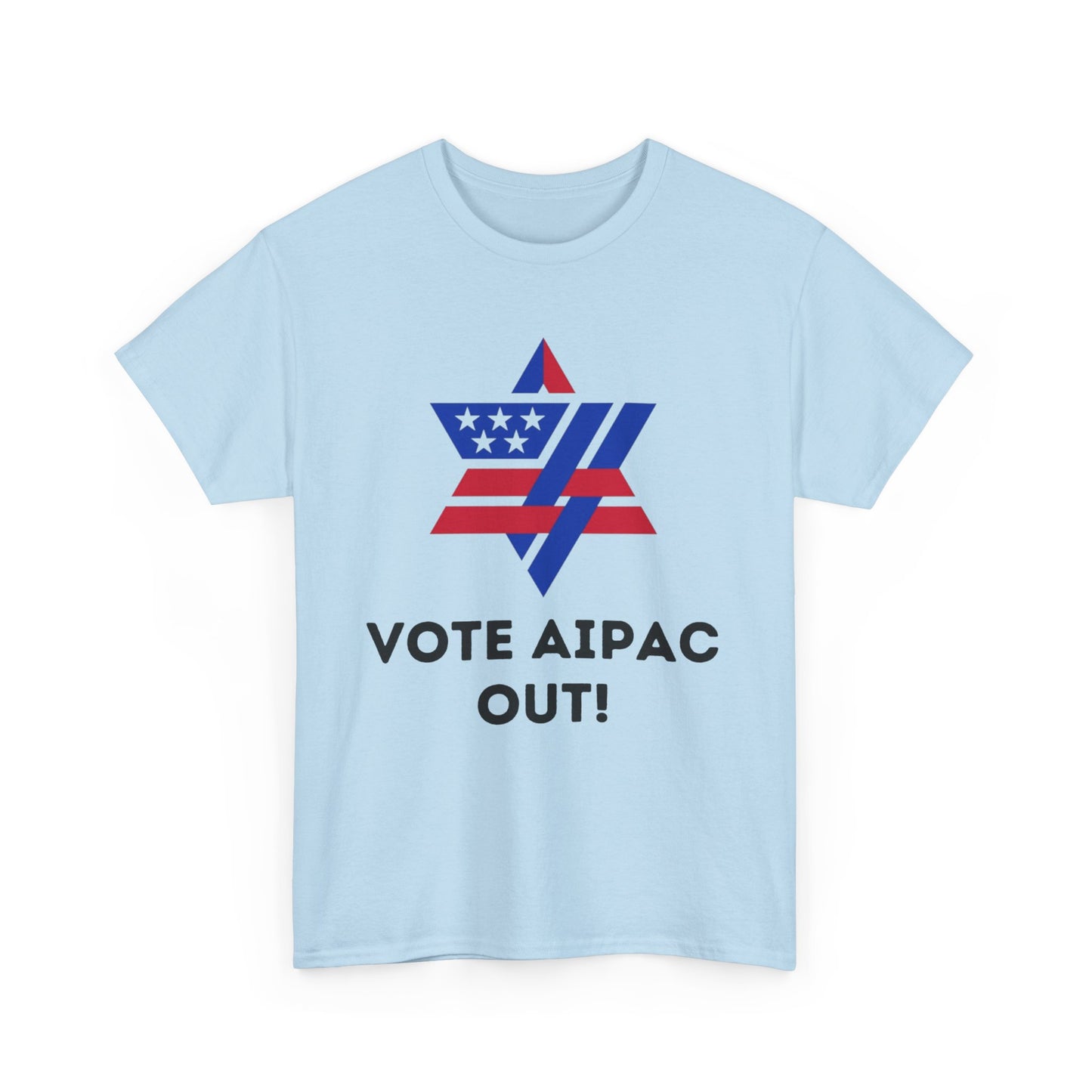 Unisex Heavy Cotton Tee | Vote AIPAC OUT!