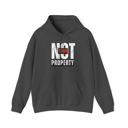 Not Your Property | Women's Soft Cotton Poly Blend Hoodie | Sizes Up To 5XL
