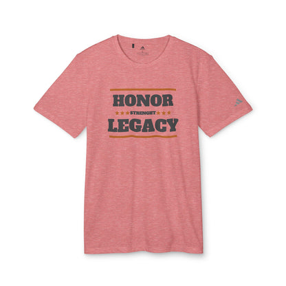 Honor, Strength, Legacy | Adidas® Men's Sport T-Shirt | Sizes Up To 4XL
