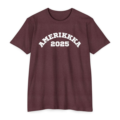 AMERIKKKA 2025 | Men's CVC Jersey T-Shirt | Sizes Up To 4XL