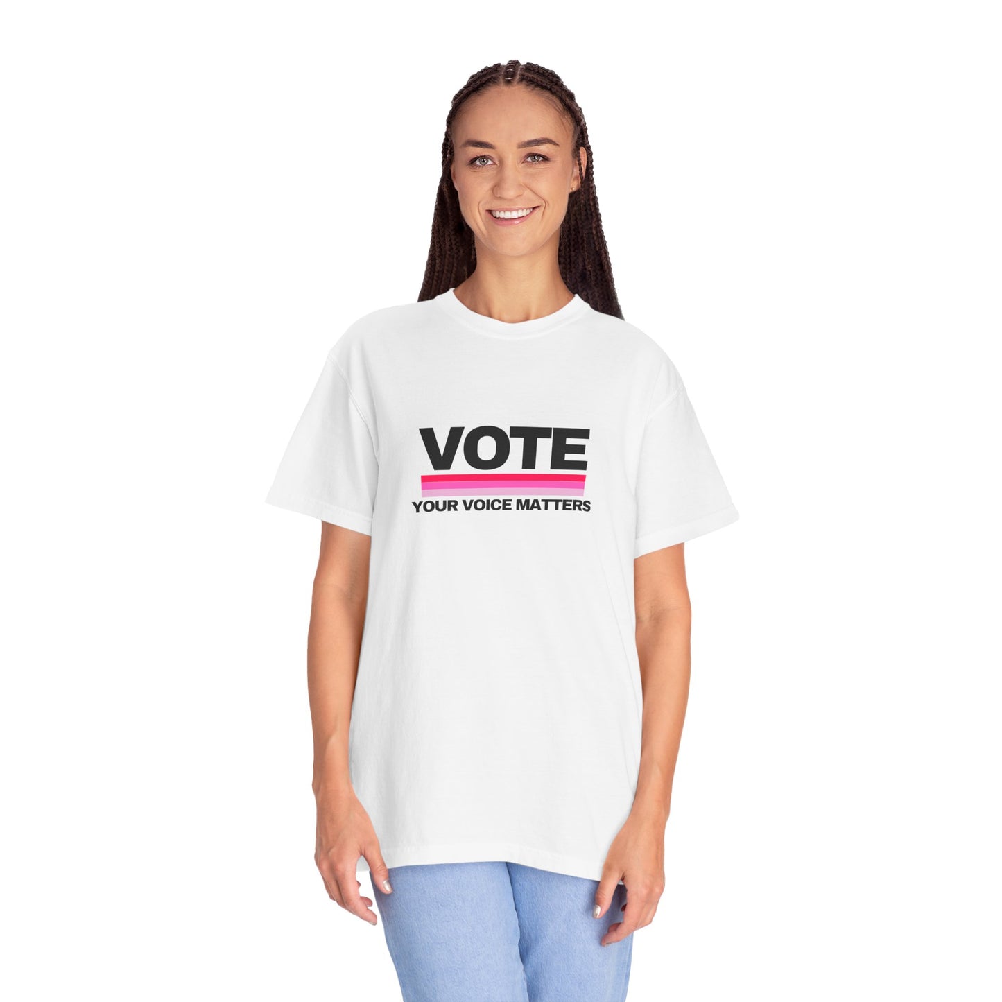 Unisex Garment-Dyed T-shirt | VOTE Your Voice Matters